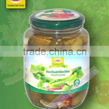 Pickled cucumber 3-6cm in jar 540ml