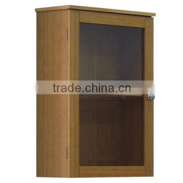 Bathroom wall mount cabinet one door wooden storage cabinet