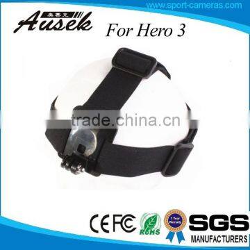 Elastic Adjustable Head Strap with simple anti-slide glue for action camera