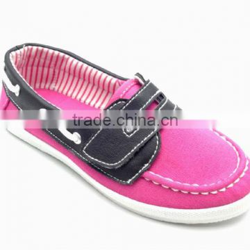 pink stylish designer girls school shoe