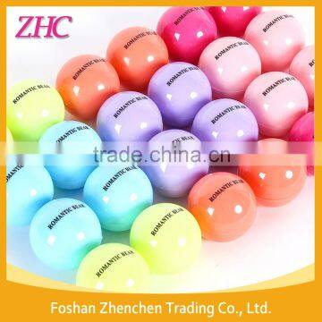 Wholesale Promotional Cute Waterproof Natural Organic Moisturizing Round Roller Ball Lip Balm