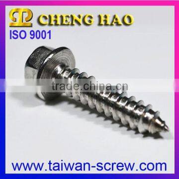 7/32"x1"Hex Washer Head Tapping Stainless Steel Fasteners