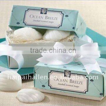 Ocean Breeze Seashell Soap for wedding souvenir gifts