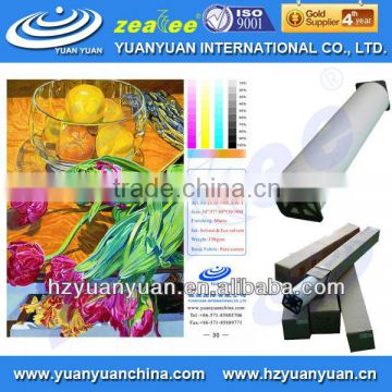 ECO-330CAM-Y, glossy pure cotton canvas for eco solvent printer