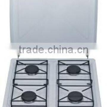 2014 Simple Table Top Gas Hobs With Cover White Color Zhongshan Factory OEM service( Model no: XL-Q03 )