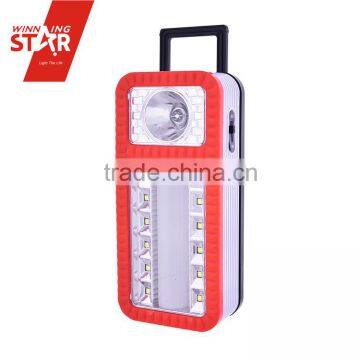 Competitive Price portable rechargeable 8+1w emergency light with 3pcs AA Battery Backup