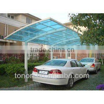 Polycarbonate sheet for steel glass carport canopy