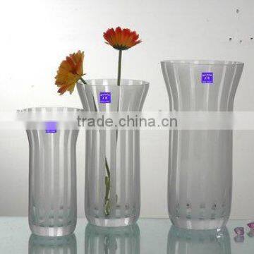 modern frosted glass vase