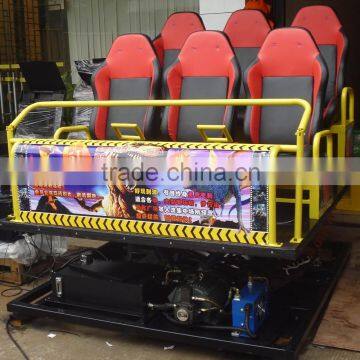 6 seats six degrees of freedom hydraulic drive 5 d cinema equipment