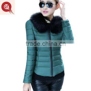 sex women down coats trimmed with real black fox fur collar, distributor sexy urban empyre traditional chinese clothing pattern