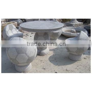 Garden Granite Football Table Set