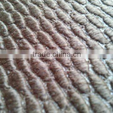 100% polyester embossed velvet fabric