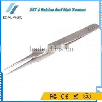 BST-2 Highly Precise Stainless Steel Eyelash Extension Tweezers