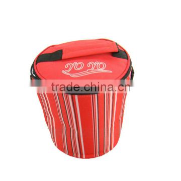 tote hiking stripe fashion metal corona cooler ice chest/can cooler promotion