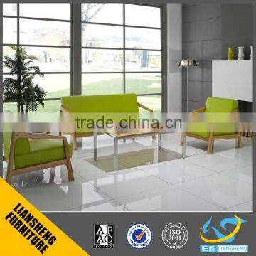 2016 modern wood frame PU leather sofa set used sectional sofas