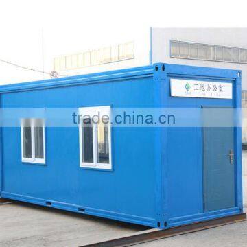 prefab modified container house low cost shipping container home with two windows