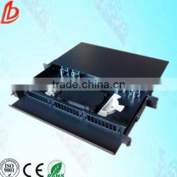 24 ports FTTH drawer style optical fiber patch panel