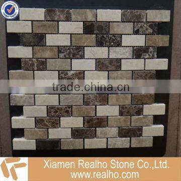 dark emperador light emperador cream marfil marble stone mosaic