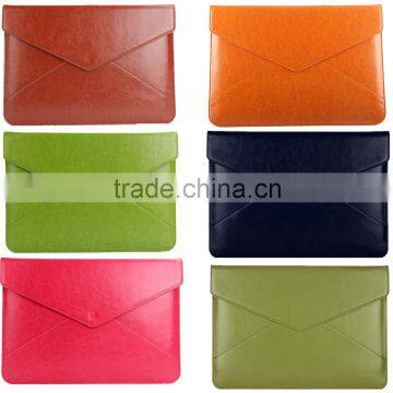 Crystal pattern For macbook pro leather bag ,leather bag for macbook air with colorful