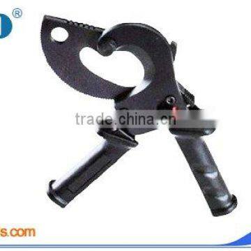 Ratchet cable cutting tool with safety lock for cutting copper aluminum cables 400mm2 max, HS-500B ratchet cable cutter