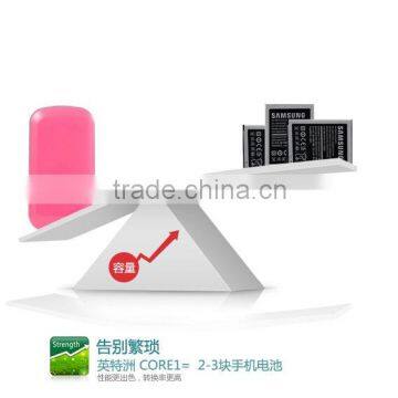 Shenzhen Factory Private Power Banks, 4400MAH-5200MAh Customize Capacity Mobile Charger Pink Color Portable Power Bank for Lady photo-6