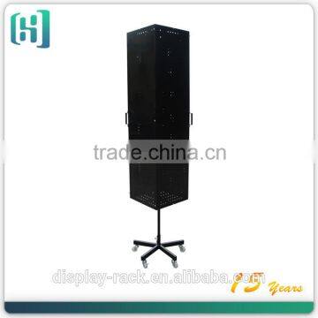 supermarket rotating keychain pegboard display rack stand HSX-S0103