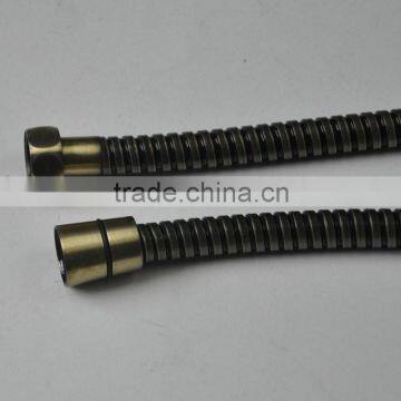 Best Quality Stainless Steel Green-bronze Double Locks Shower Hose photo-2