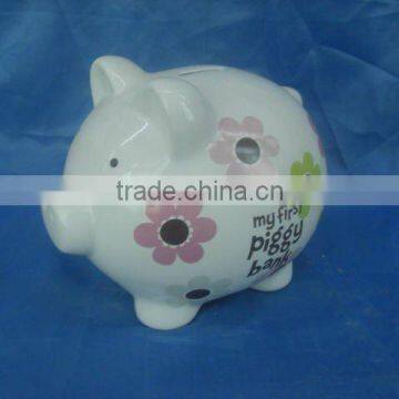 big ceramic piggy bank