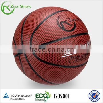 Zhensheng PU Basketballs Played on Plastic or Wood Floor