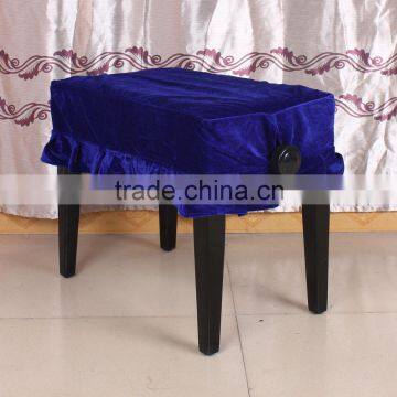 Piano Stool Chair Cover Pleuche Decorated With Macrame 55 * 35cm for Piano Single Chair Universal Beautiful photo-5