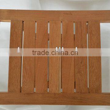 Teak Wooden Comfortable Bathroom Stool FSC Approved photo-3