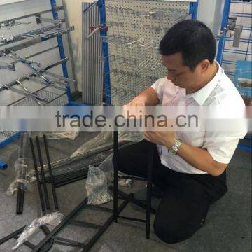 Metal Easy Assembling Shoe Rack,10 Tiers Display Shoe Rack, Black Color photo-2