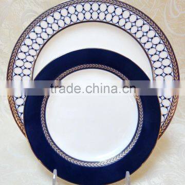 Gold dinnerware set of new luxury style