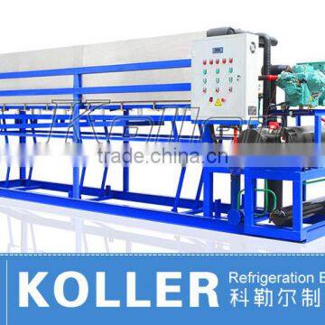 Koller DK50 5 tons/day Directly Cooling Ice Block Machine with Automatic Ice Harvest for fresh seafood