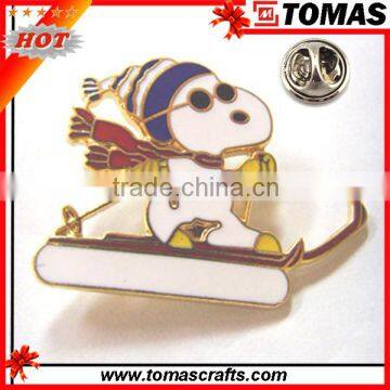 Promotional good quality metal badges for bags