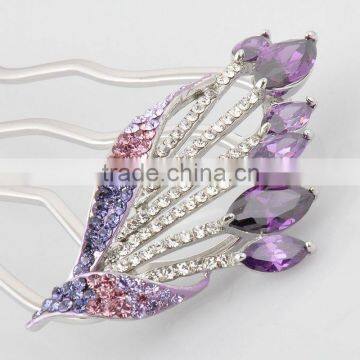 Cubic Zirconia Hair Combs