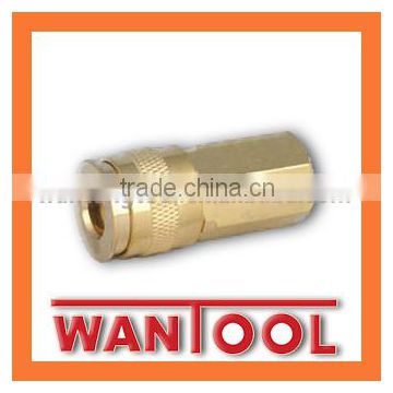 U3/8 body USA universal type quick coupler brass female coupler/adapter made in taizhou