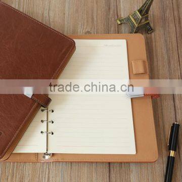 Factory Price Custom Business Paper Notebook with USB