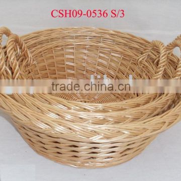 new style of willow storage basket