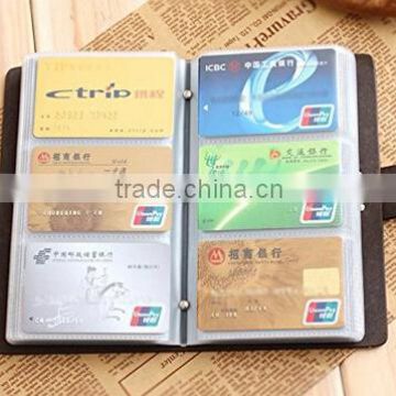 Hot sale top quality leather credit card book business name card holder case