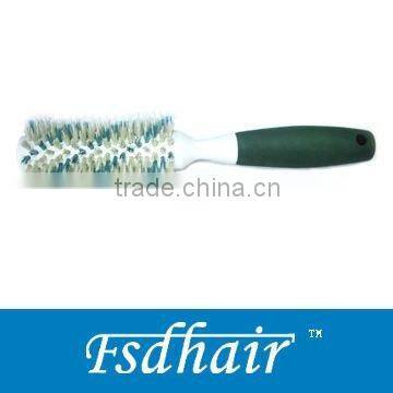 EVA handle ceramic wooden hair brush