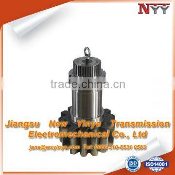 spur steel gear wheel shaft