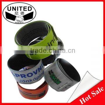 Promotional gifts Cheap pvc reflective slapband