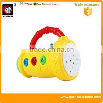 Battery operated musical Instrument hand drum toy with light