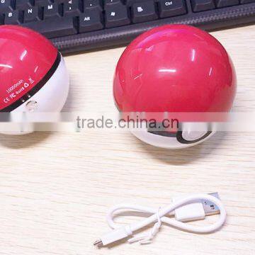 2016 Factory China Very Hot Best Sell Pokemon Go Pokeball 12000 Mah LED Phone Charge Pokeman Power Bank Pokemon Free Sample photo-5