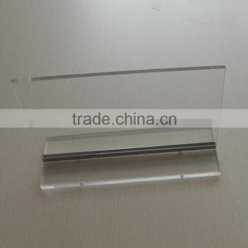 Cheap China Custom Clear Acrylic Card Holder / Menu Holder photo-4