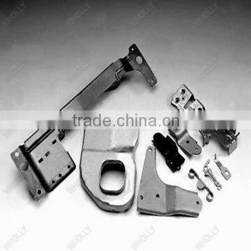 zinc plated sheet metal cutting and bending machine parts