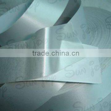 White cut edge adhesive ribbon tape