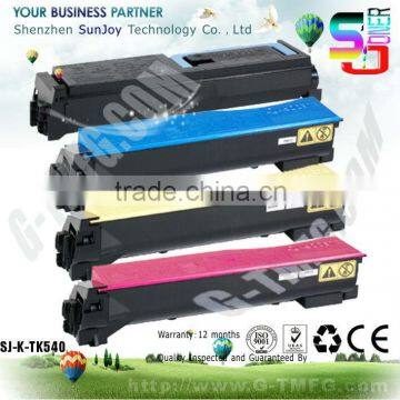 laser compatible color toner cartridge TK540 for KYOCERA PRINTER FS-C5100DN