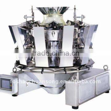 multihead combination weigher with packing machine